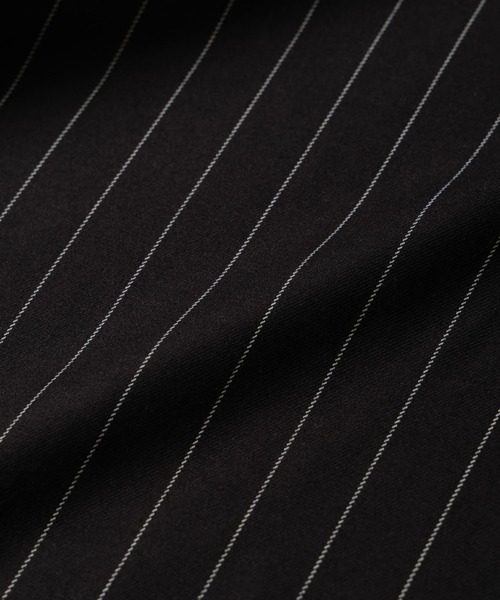 NANO universe（ナノユニバース）の「微起毛ストライプシャツ 長袖（シャツ/ブラウス・メンズ・ブラック/ネイビー/ブラウン・L/M/S）」の10枚目の写真