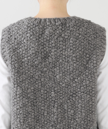 SLOBE IENA (スローブイエナ) ■■ ③ 24080913000930 NEPAL HAND KNIT ベスト レディース ナチュラル FREE SLOBE IENA（スローブイエナ）の「NEPAL HAND KNIT ベスト（ニット