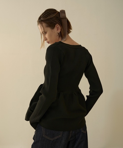 MIELI INVARIANT（ミエリインヴァリアント）の「Velvet Ribbon Hair Rubber（ヘアゴム・レディース・ブラック/モカ・FREE）」の7枚目の写真