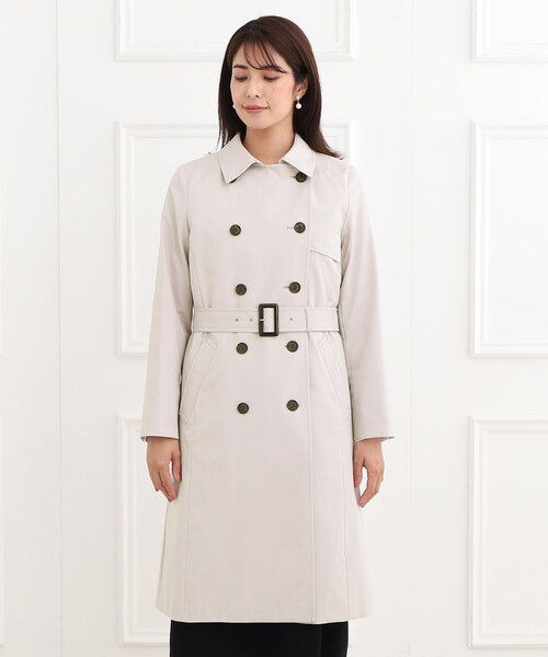 Reflect（リフレクト）の「【フォーマル/お仕事にもおすすめ／ライナー取り外し可】中綿ライナー付トレンチコート（トレンチコート・レディース・ナチュラル/ベージュ/ネイビー・05/07/09/11/13/15 /17）」の18枚目の写真