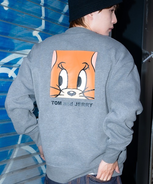 Tom＆Jerry（トムアンドジェリー）の「【TOM&JERRY】コットンタッチ 裏起毛 スウェットトレーナー（スウェット・メンズ・A/F/E/D/C/L/K/I/G/B/J/H/O/Q/M/N/P/R・X-LARGE/LARGE/MEDIUM）」の14枚目の写真