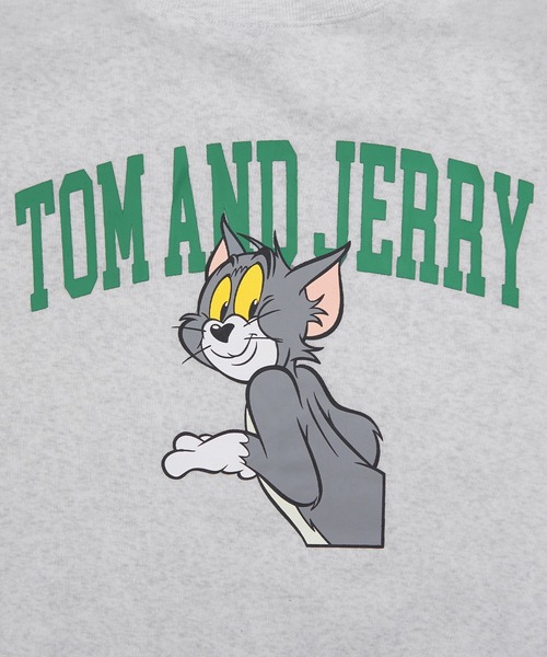 Tom＆Jerry（トムアンドジェリー）の「【TOM&JERRY】コットンタッチ 裏起毛 スウェットトレーナー（スウェット・メンズ・A/F/E/D/C/L/K/I/G/B/J/H/O/Q/M/N/P/R・X-LARGE/LARGE/MEDIUM）」の19枚目の写真