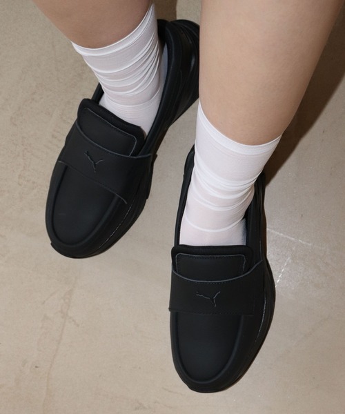 PUMA ウィメンズ ローファー 23.5 ブラック PUMA スニーカー プーマ ウィメンズ ローファー レディース