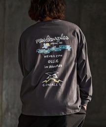 【WEB・直営店限定】MARK GONZALES ARTWORK COLLECTION(マーク ゴンザレス)バックプリントロングTシャツ/4type/4colors