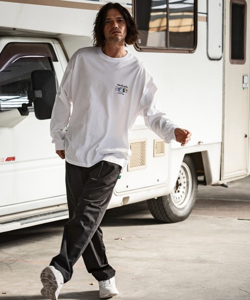 Mark Gonzales(マーク・ゴンザレス)の「【WEB・直営店限定】MARK GONZALES ARTWORK COLLECTION(マーク ゴンザレス)バックプリントロングTシャツ/4type/4colors(Tシャツ/カットソー・メンズ・ベージュ系4/ホワイト系4/ブラック系1/ブラック系3/グレー系1/ベージュ系2/ホワイト系3/ブラック系2/ブラック系4/ベージュ系1/ベージュ系3/ホワイト系1/ホワイト系2/グレー系2/グレー系3/グレー系4・M/L/XL)」の20枚目の写真