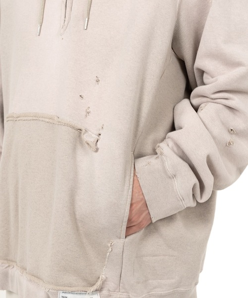 ミハラヤスヒロ　SUNFADED RESIZE HOODIE Maison MIHARA YASUHIRO 【メゾンミハラヤスヒロ】Sun-Faded