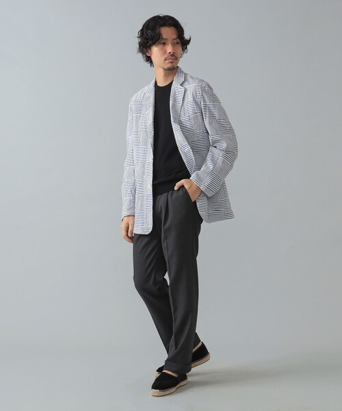 BEAMS F(ビームスエフ)の「【別注】Brooks Brothers / パッチワーク ジャケット(その他アウター・メンズ・グリーン/ネイビー・MEDIUM/LARGE/SMALL)」の15枚目の写真