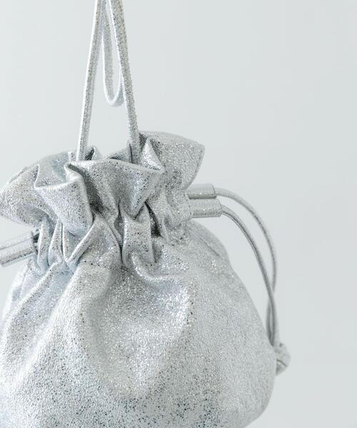 RODE SKO（ロデスコ）の「メタリックドロストショルダーバッグ（ショルダーバッグ・レディース・シルバー系その他/ゴールド/シルバー・ONE）」の5枚目の写真