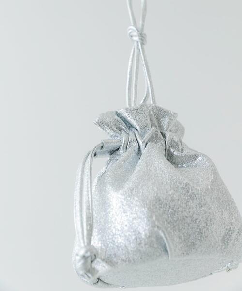 RODE SKO（ロデスコ）の「メタリックドロストショルダーバッグ（ショルダーバッグ・レディース・シルバー系その他/ゴールド/シルバー・ONE）」の6枚目の写真