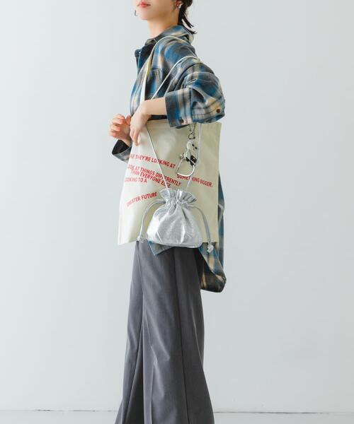 RODE SKO（ロデスコ）の「メタリックドロストショルダーバッグ（ショルダーバッグ・レディース・シルバー系その他/ゴールド/シルバー・ONE）」の10枚目の写真