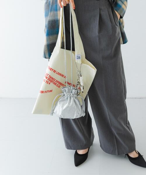 RODE SKO（ロデスコ）の「メタリックドロストショルダーバッグ（ショルダーバッグ・レディース・シルバー系その他/ゴールド/シルバー・ONE）」の14枚目の写真