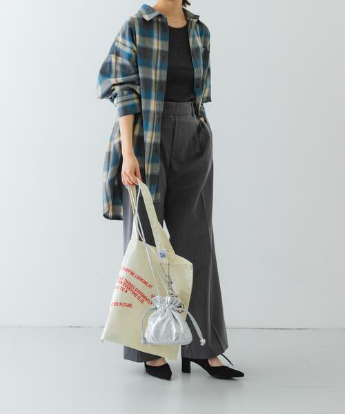 RODE SKO（ロデスコ）の「メタリックドロストショルダーバッグ（ショルダーバッグ・レディース・シルバー系その他/ゴールド/シルバー・ONE）」の15枚目の写真