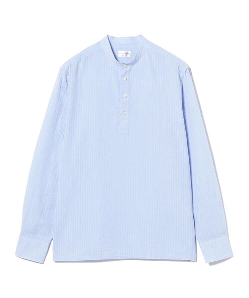 GUY ROVER(ギローバー)の「【別注】GUY ROVER / シアサッカー バンドカラー プルオーバーシャツ(シャツ/ブラウス・メンズ・ホワイト/ライトブルー・42(XL)/41(L)/39(M)/38(S)/37(XS))」の17枚目の写真