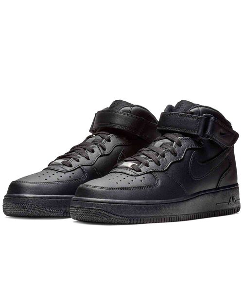 NIKE(ナイキ)の「ナイキ エア フォース 1 MID ‘07 メンズシューズ / Nike Air Force 1 Mid '07 Men's Shoes CW2289-001 Black(スニーカー・メンズ・ブラック・30.5/24/24.5/25/25.5/26/26.5/27/27.5/28/28.5/29/29.5/30)」の6枚目の写真
