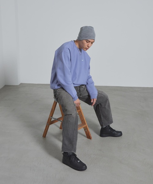 NIKE(ナイキ)の「ナイキ エア フォース 1 MID ‘07 メンズシューズ / Nike Air Force 1 Mid '07 Men's Shoes CW2289-001 Black(スニーカー・メンズ・ブラック・30.5/24/24.5/25/25.5/26/26.5/27/27.5/28/28.5/29/29.5/30)」の2枚目の写真