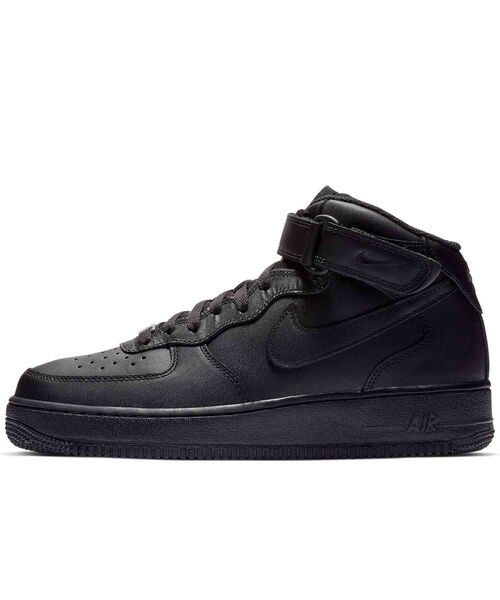NIKE(ナイキ)の「ナイキ エア フォース 1 MID ‘07 メンズシューズ / Nike Air Force 1 Mid '07 Men's Shoes CW2289-001 Black(スニーカー・メンズ・ブラック・30.5/24/24.5/25/25.5/26/26.5/27/27.5/28/28.5/29/29.5/30)」の3枚目の写真