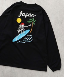 TES SKULL RIDER CHAIN ENB LONG SLEEVE BIG T-SHIRT / ロンT