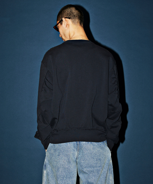 ラウンドスリーブ アシッドクルーネック（スウェット）｜JOURNAL