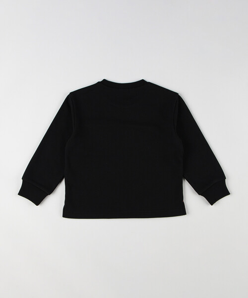 COMME CA ISM（コムサイズム）の「グレンチェック柄 ジャカードトレーナー（スウェット・キッズ・ブラック・150cm/140cm/130cm/120cm/110cm/100cm）」の6枚目の写真