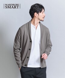 【WEB限定 WARDROBE SMART】KOUKIN ショールカラー カーディガン【抗菌・防臭】