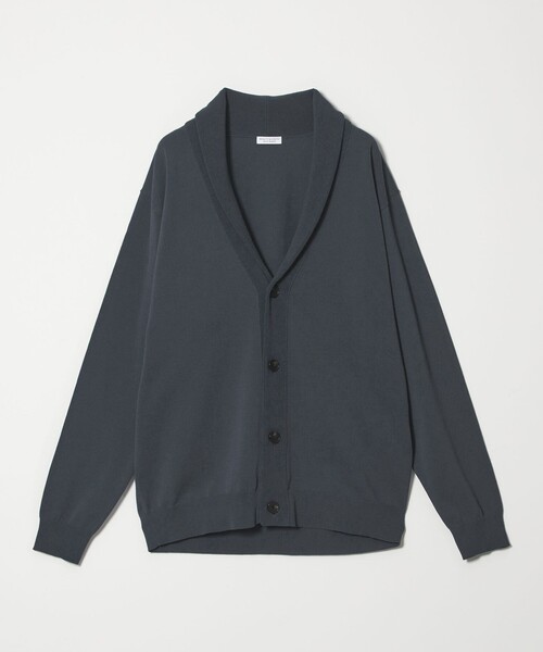 BEAUTY&YOUTH UNITED ARROWS（ビューティーアンドユースユナイテッドアローズ）の「【WEB限定 WARDROBE SMART】KOUKIN ショールカラー カーディガン【抗菌・防臭】（カーディガン/ボレロ・メンズ・グレー/ブラック/コバルトブルー/ダークグレー・XL/L/M/S）」の7枚目の写真