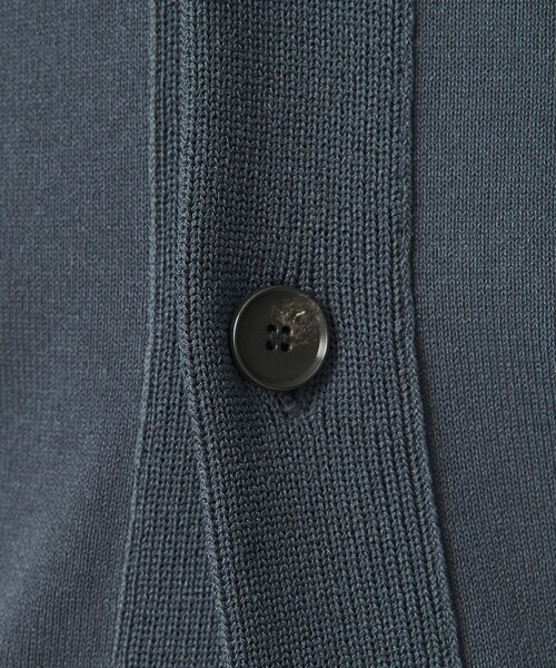 BEAUTY&YOUTH UNITED ARROWS（ビューティーアンドユースユナイテッドアローズ）の「【WEB限定 WARDROBE SMART】KOUKIN ショールカラー カーディガン【抗菌・防臭】（カーディガン/ボレロ・メンズ・グレー/ブラック/コバルトブルー/ダークグレー・XL/L/M/S）」の11枚目の写真