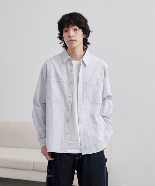 SMITH'S(スミス)の「SMITH’S(スミス)別注ストライプワークシャツ(その他1)(シャツ/ブラウス・メンズ・その他1・M/L/XL)」の4枚目の写真