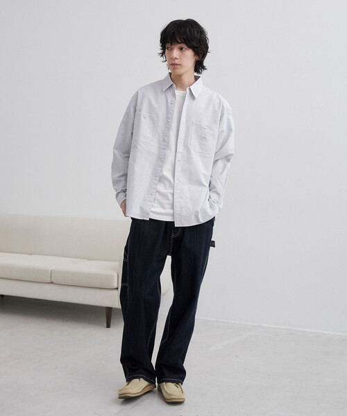 SMITH'S(スミス)の「SMITH’S(スミス)別注ストライプワークシャツ(その他1)(シャツ/ブラウス・メンズ・その他1・M/L/XL)」の5枚目の写真