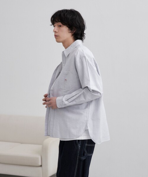 SMITH'S(スミス)の「SMITH’S(スミス)別注ストライプワークシャツ(その他1)(シャツ/ブラウス・メンズ・その他1・M/L/XL)」の6枚目の写真