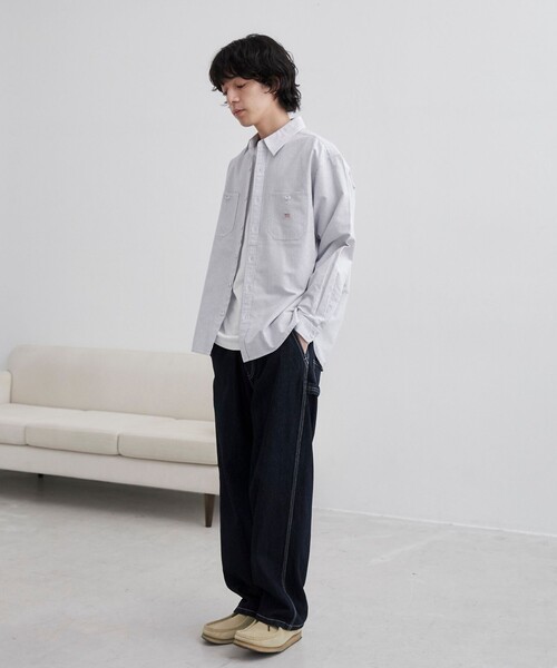 SMITH'S(スミス)の「SMITH’S(スミス)別注ストライプワークシャツ(その他1)(シャツ/ブラウス・メンズ・その他1・M/L/XL)」の7枚目の写真