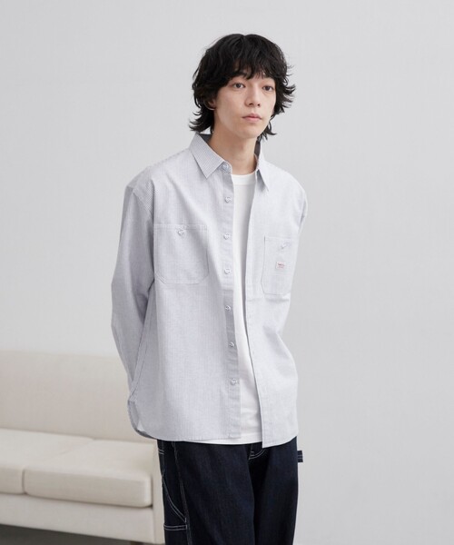 SMITH'S(スミス)の「SMITH’S(スミス)別注ストライプワークシャツ(その他1)(シャツ/ブラウス・メンズ・その他1・M/L/XL)」の8枚目の写真