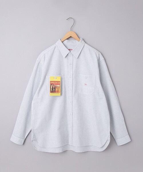 SMITH'S(スミス)の「SMITH’S(スミス)別注ストライプワークシャツ(その他1)(シャツ/ブラウス・メンズ・その他1・M/L/XL)」の9枚目の写真