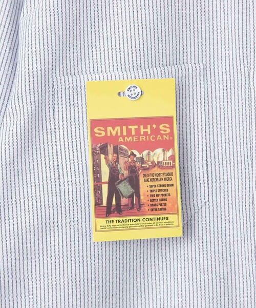 SMITH'S(スミス)の「SMITH’S(スミス)別注ストライプワークシャツ(その他1)(シャツ/ブラウス・メンズ・その他1・M/L/XL)」の13枚目の写真