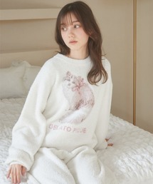 ベビモコCATジャガードプルオーバー