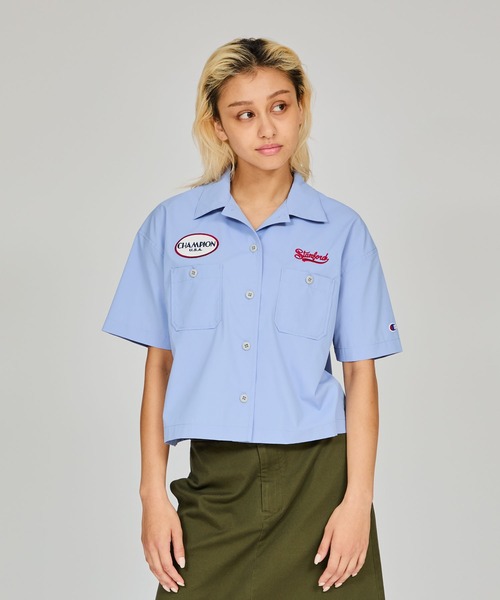 Champion(チャンピオン)の「【Champion/チャンピオン】レディース ショートスリーブシャツ(Tシャツ/カットソー・レディース・ベージュ系その他3/ダークネイビー/ブルー系その他2・MEDIUM/LARGE)」の3枚目の写真