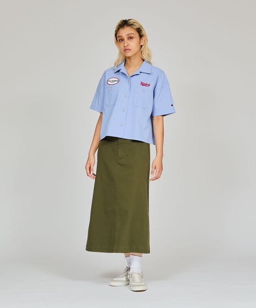 Champion(チャンピオン)の「【Champion/チャンピオン】レディース ショートスリーブシャツ(Tシャツ/カットソー・レディース・ベージュ系その他3/ダークネイビー/ブルー系その他2・MEDIUM/LARGE)」の15枚目の写真