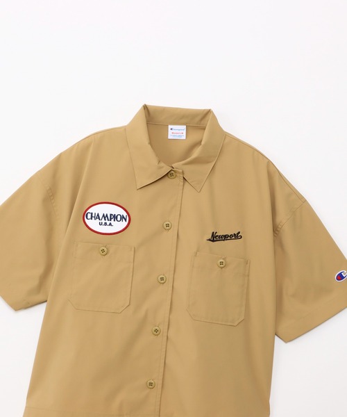 Champion(チャンピオン)の「【Champion/チャンピオン】レディース ショートスリーブシャツ(Tシャツ/カットソー・レディース・ベージュ系その他3/ダークネイビー/ブルー系その他2・MEDIUM/LARGE)」の5枚目の写真