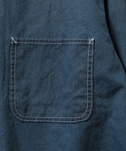 Pilgrim Surf Supply（ピルグリムサーフサプライ）の「【Pilgrim Surf+Supply / HAZEL Denim Zip Shirt】（シャツ/ブラウス・レディース・ライトブルー・2/1）」の3枚目の写真