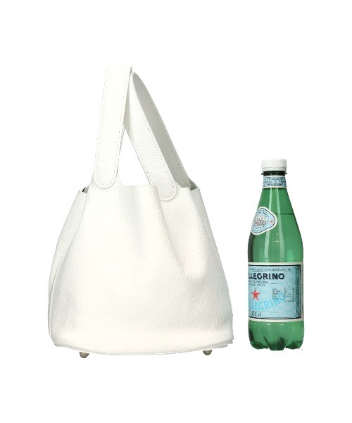 andrea cardone（アンドレアカルドネ）の「【ANDREA CARDONE】レザーバケットバッグ(Q56512)（ハンドバッグ・レディース・ホワイト・ALL）」の12枚目の写真