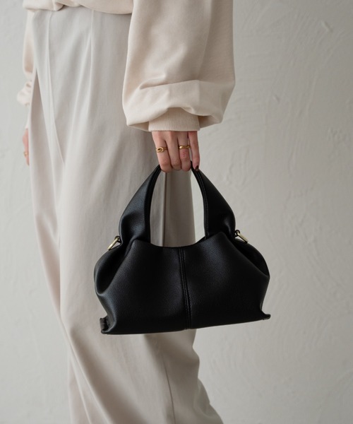 raffime（ラフィミー）の「2WAYミニショルダーバッグ（ショルダーバッグ・レディース・ブラック/キャメル/グレイッシュベージュ・フリー）」の15枚目の写真