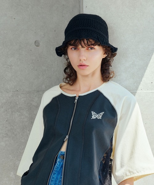 ANNA SUI NYC（アナ スイ エヌ ワイ シー）の「ベビーニットハット（ハット・レディース・パープル/レッド/ホワイト/ブラック・FREE）」の3枚目の写真