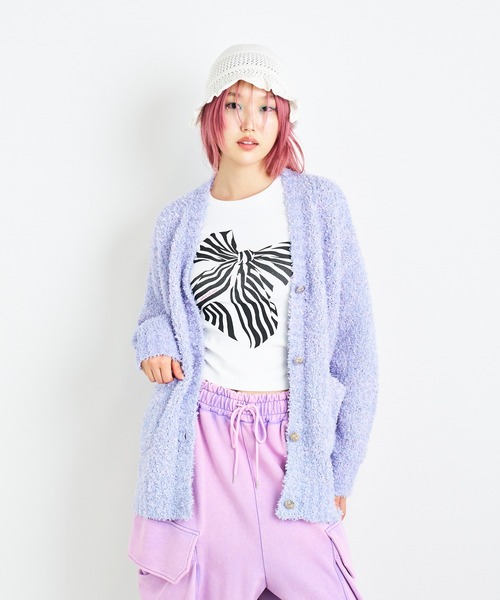 ANNA SUI NYC（アナ スイ エヌ ワイ シー）の「ベビーニットハット（ハット・レディース・パープル/レッド/ホワイト/ブラック・FREE）」の8枚目の写真