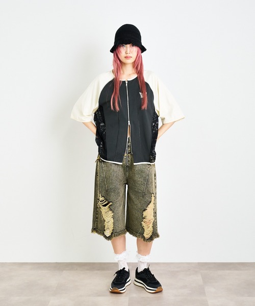 ANNA SUI NYC（アナ スイ エヌ ワイ シー）の「ベビーニットハット（ハット・レディース・パープル/レッド/ホワイト/ブラック・FREE）」の11枚目の写真