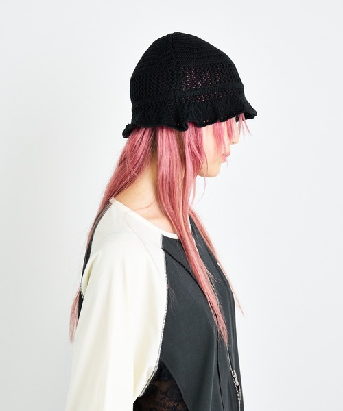 ANNA SUI NYC（アナ スイ エヌ ワイ シー）の「ベビーニットハット（ハット・レディース・パープル/レッド/ホワイト/ブラック・FREE）」の14枚目の写真