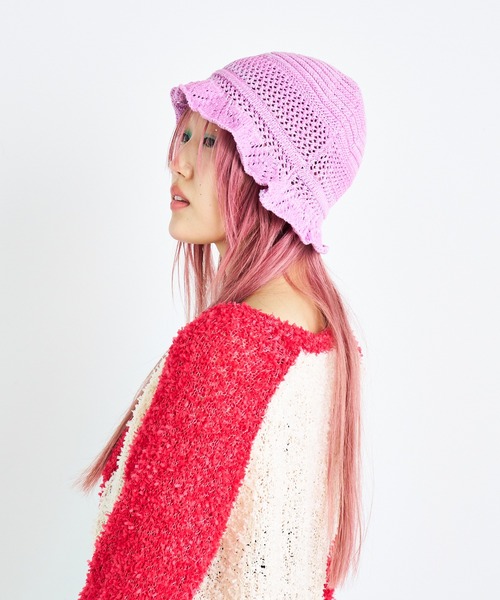 ANNA SUI NYC（アナ スイ エヌ ワイ シー）の「ベビーニットハット（ハット・レディース・パープル/レッド/ホワイト/ブラック・FREE）」の19枚目の写真