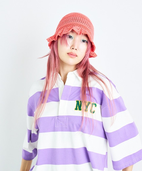 ANNA SUI NYC（アナ スイ エヌ ワイ シー）の「ベビーニットハット（ハット・レディース・パープル/レッド/ホワイト/ブラック・FREE）」の5枚目の写真