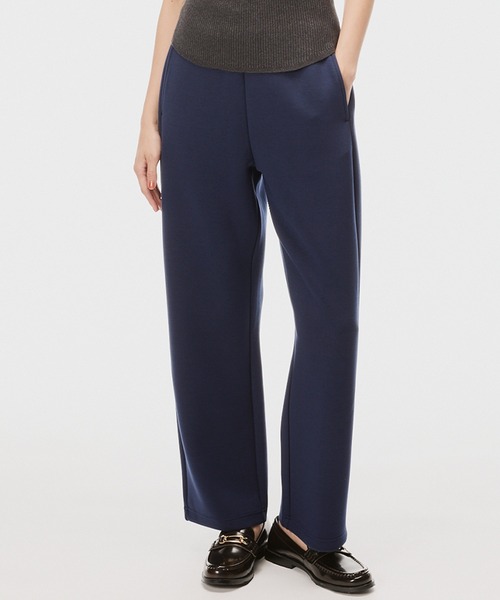 coca（coca）（コカ）の「ソフトスウェット カーブパンツ（スウェットパンツ・レディース・ブラック/グレー/ライトブルー/アイボリー/ネイビー/ダークブラウン/チャコール/ライトグレー・S/L/M）」の8枚目の写真