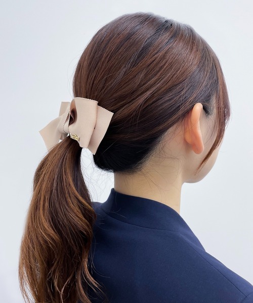グログランリボンバレッタ（バレッタ/ヘアクリップ）｜LANVIN en