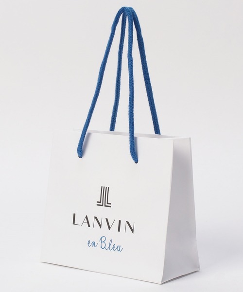 ランバンオンブルー(LANVIN en Bleu)ロゴ グログランバレッタ ランバンオンブルー(LANVIN en Bleu)ロゴ グログランバレッタ