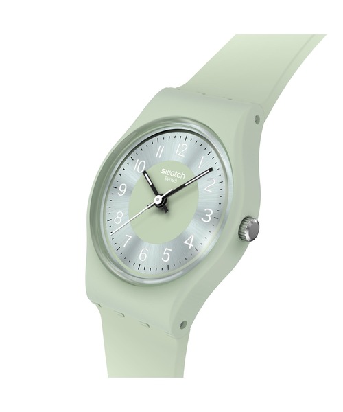 SWATCH(スウォッチ)の「SERENITY OF SAGE(アナログ腕時計・レディース・グリーン/パープル/ブラウン・FREE)」の4枚目の写真